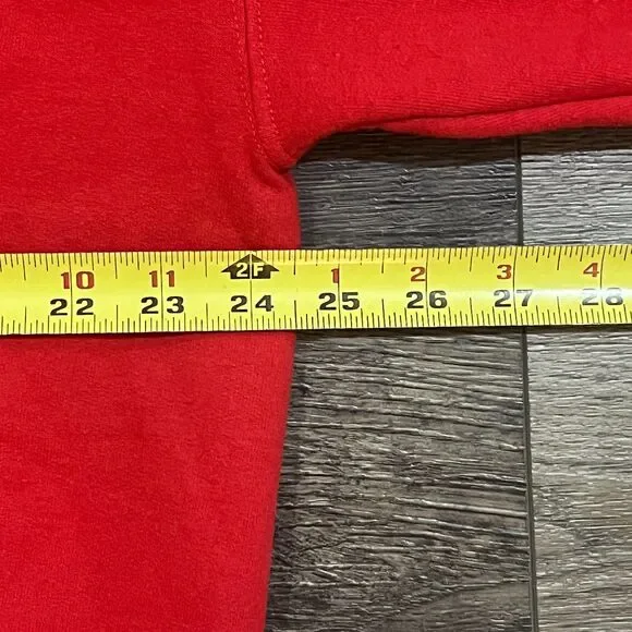 Lonely Ghost To The Moon & Back Ways to Say I Love You Red Sweatshirt Women's XL - Picture 6 of 7